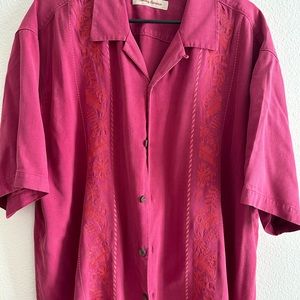 Tommy Bahama Mens XL Silk Shirt